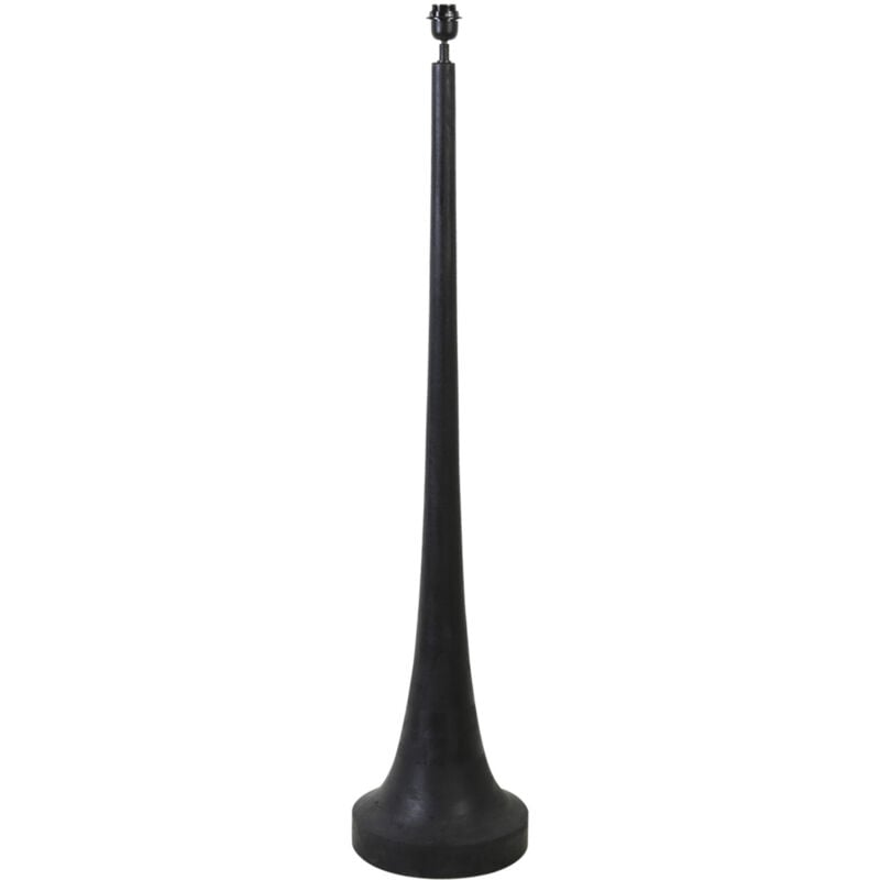 foto del prodotto lampada da terra jovany nero legno light living