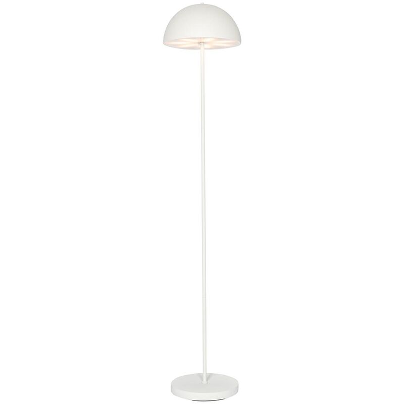 foto del prodotto lampada da terra keira moderno plastico,acciaio bianco tondo non sostituibile led max. 1 x 9 watt qazqa