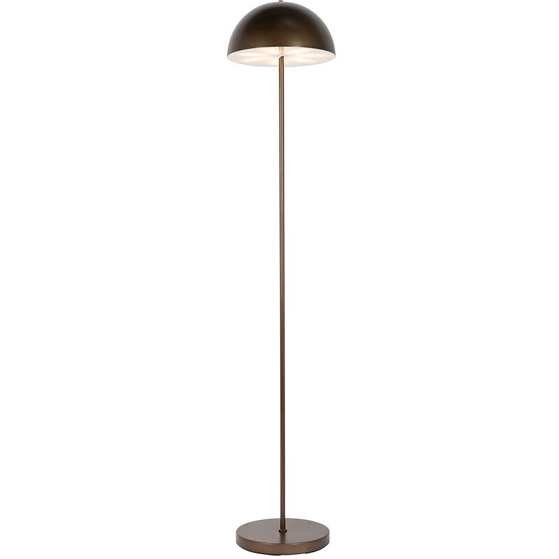 foto del prodotto lampada da terra keira moderno plastico,acciaio bronzo tondo non sostituibile led max. 1 x 9 watt qazqa