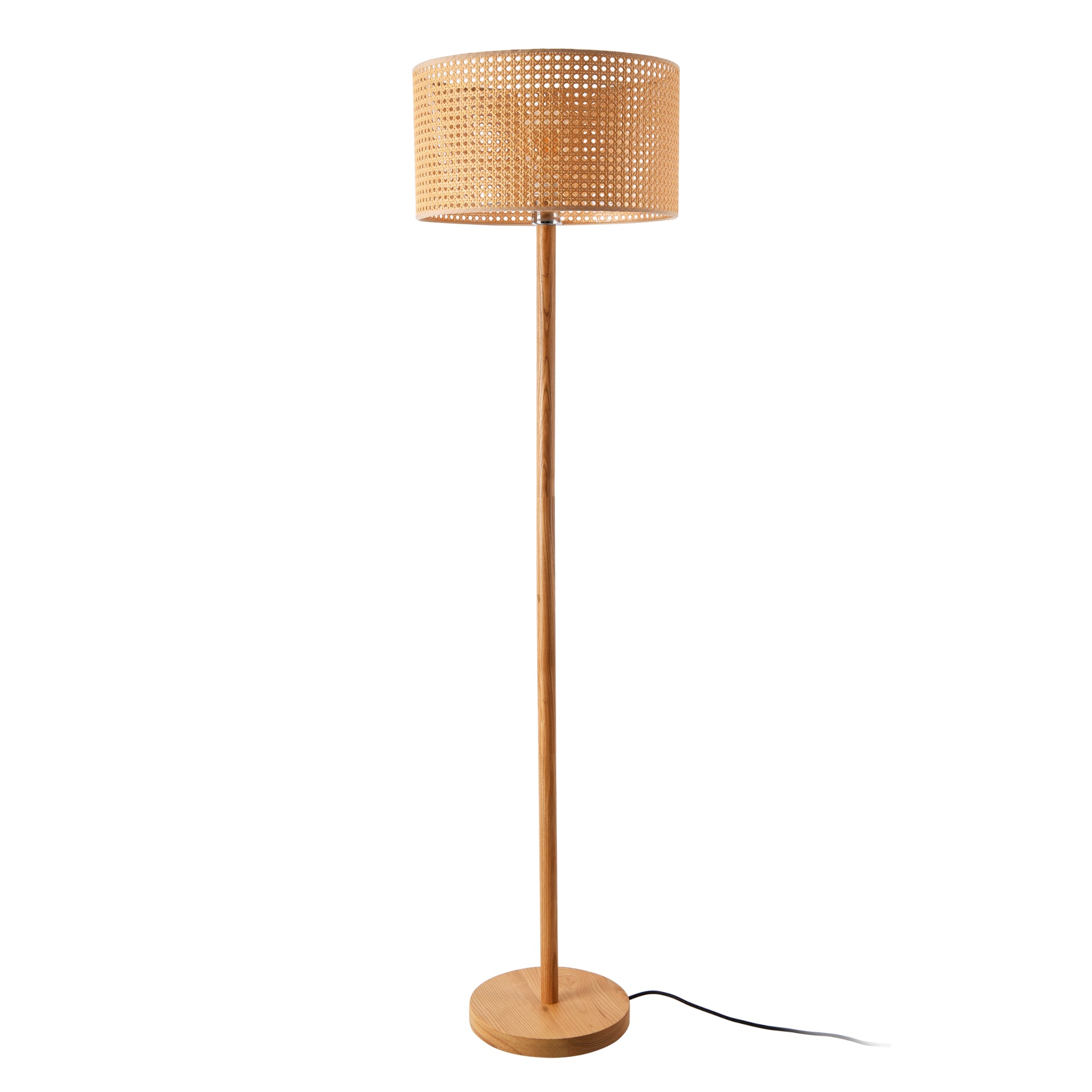 foto del prodotto lampada da terra lampada altezza 154 cm e27 giallo marrone 030007309