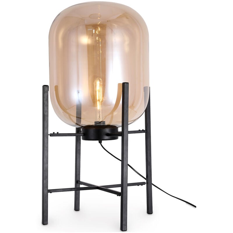 foto del prodotto lampada da terra lampada da salotto grande grau ambra