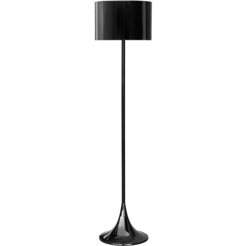 foto del prodotto lampada da terra lampada da salotto spone nero