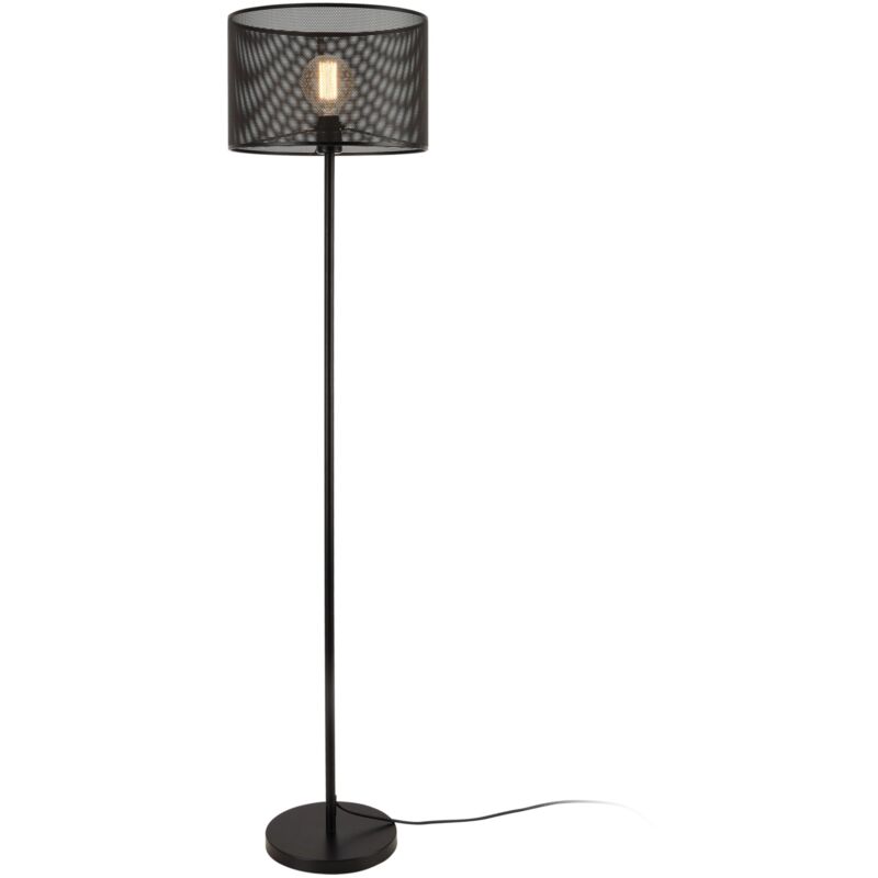 foto del prodotto lampada da terra lampada da terra in metallo nero e27 153 cm 030002446