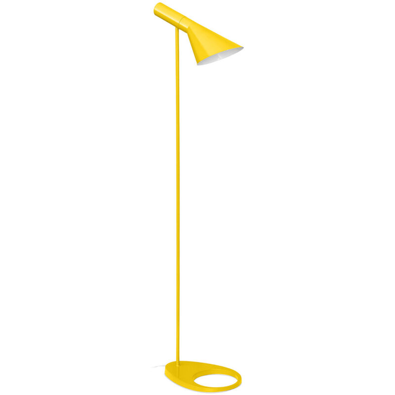 foto del prodotto lampada da terra lampada flexo da salotto nalan giallo