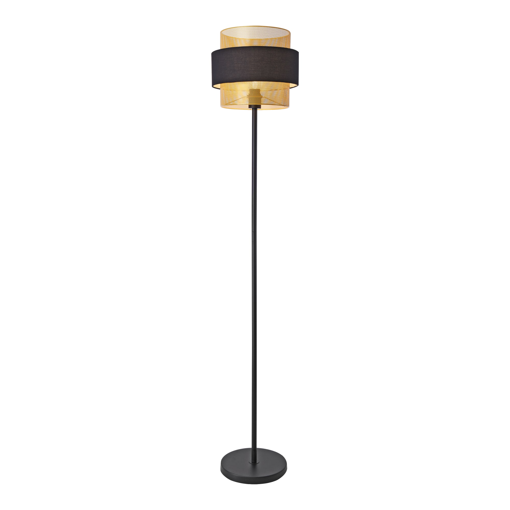 foto del prodotto lampada da terra lampada lampada 160 x 30 cm nero oro lux.pro 03 0007253
