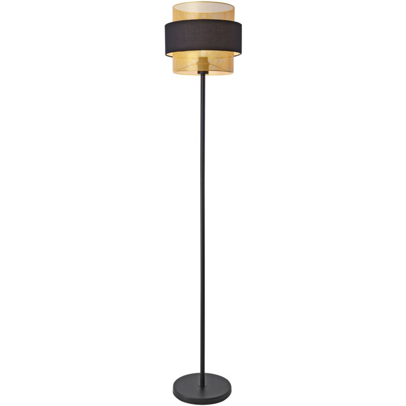 foto del prodotto lampada da terra lampada lampada 160 x 30 cm nero oro lux.pro
