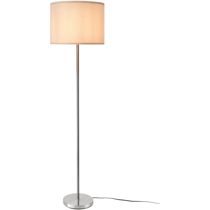 foto del prodotto lampada da terra lampada tamworth e27 altezza 161 cm bianco argento