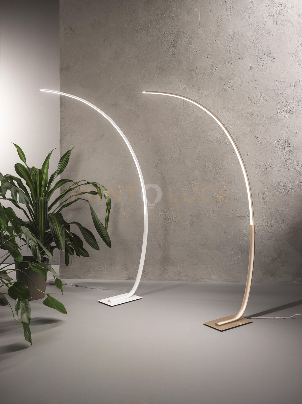 foto del prodotto lampada da terra led keep dorato pt.keep oro