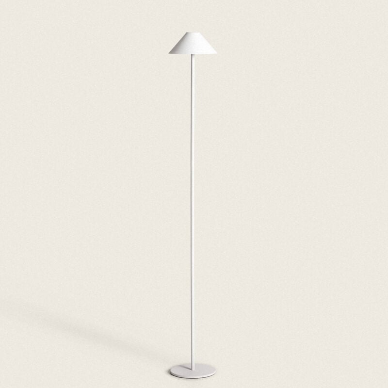 foto del prodotto lampada da terra led kivuli 3w portatile per esterno con batteria usb ricaricabile bianco