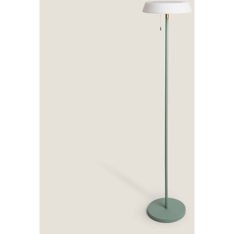 foto del prodotto lampada da terra led solare per esterni 2.6w aldana verde celadon