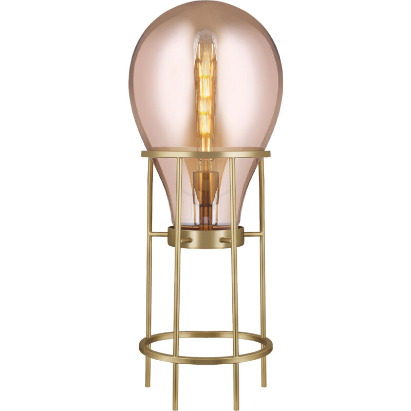 foto del prodotto lampada da terra lumineca hatann 40x108 cm m ambra