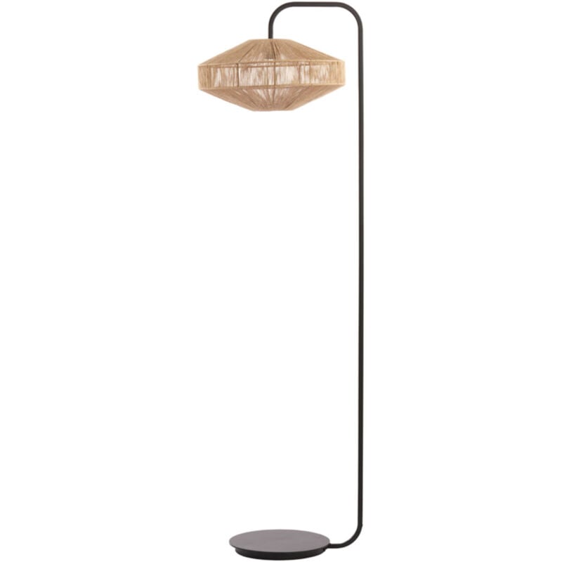 foto del prodotto lampada da terra lyra marrone metallo light living