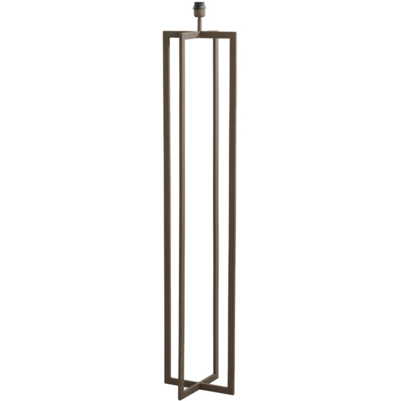 foto del prodotto lampada da terra mace marrone metallo light living