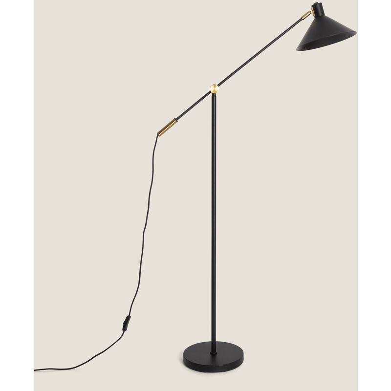 foto del prodotto lampada da terra metallo aleya nero