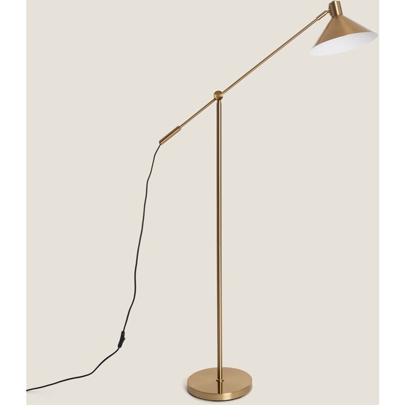 foto del prodotto lampada da terra metallo aleya oro oro