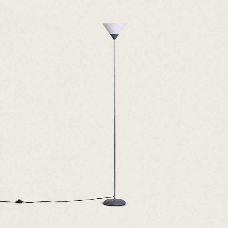foto del prodotto lampada da terra metallo ander grigio