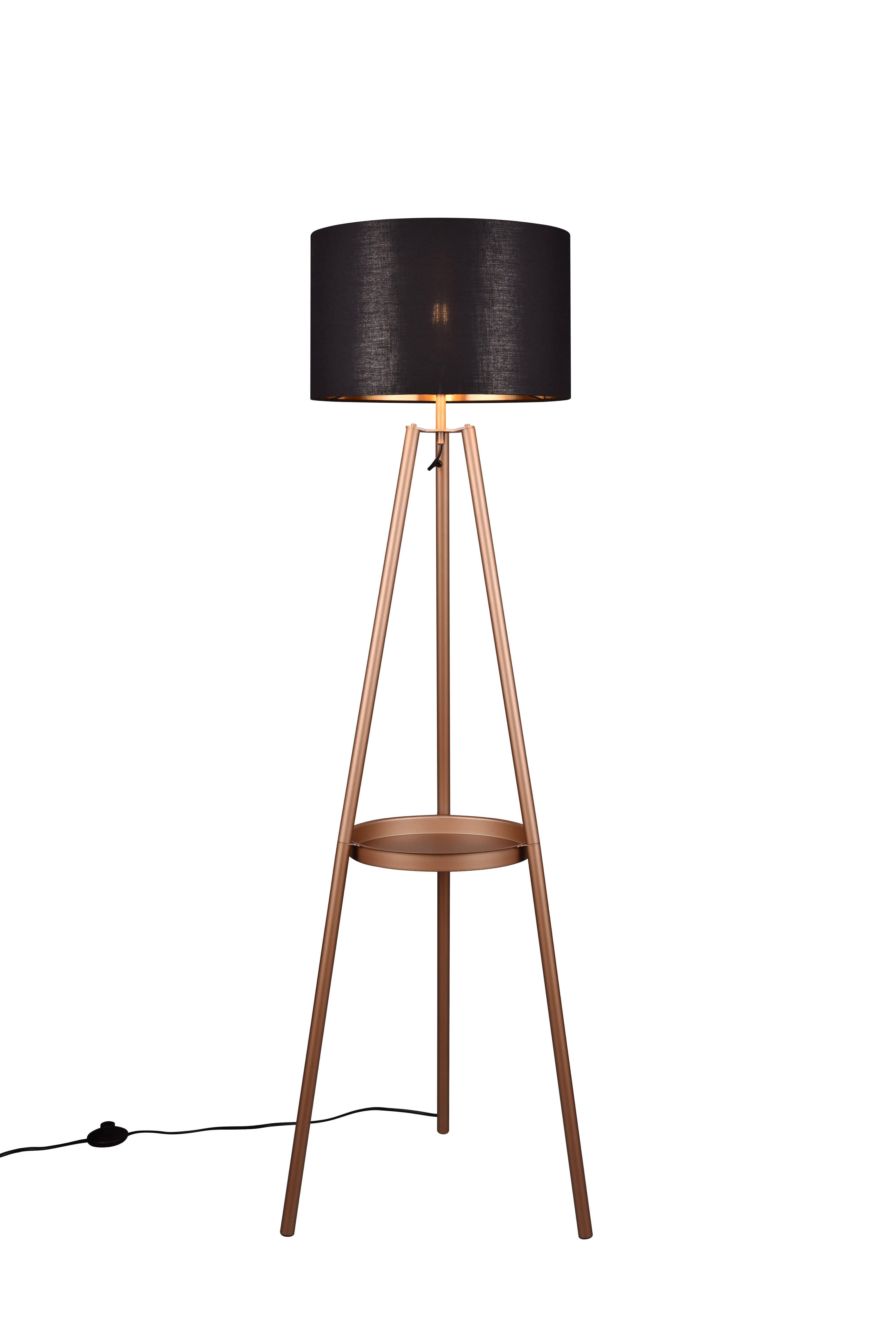 foto del prodotto lampada da terra, metallo, caff e oro nero, h152 cm, colette