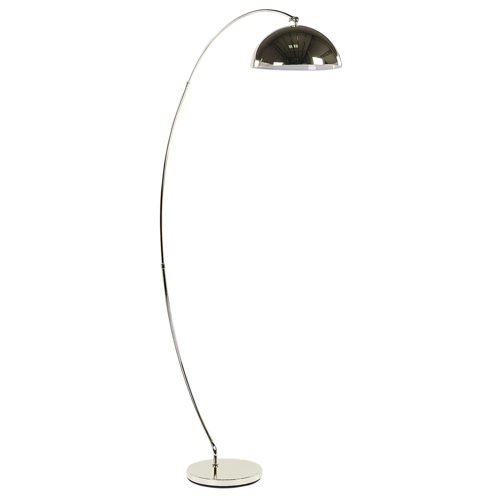 foto del prodotto lampada da terra metallo colore oro 188 cm arco base dorata in stile moderno soggiorno camera da letto