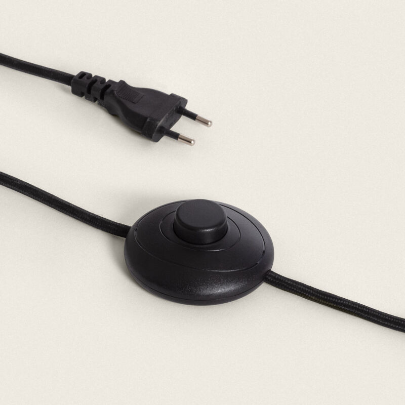 foto del prodotto lampada da terra metallo e tessuto duque bianco