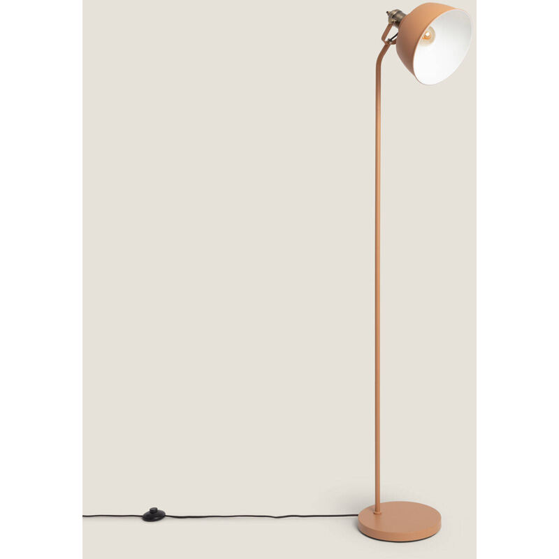 foto del prodotto lampada da terra metallo luise cammello