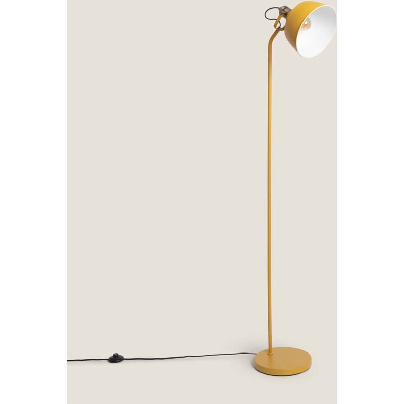 foto del prodotto lampada da terra metallo luise giallo