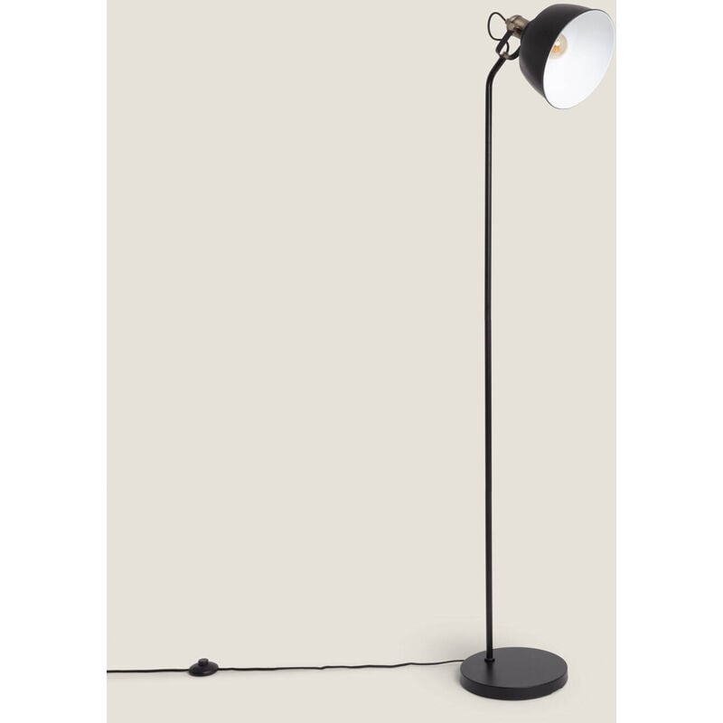 foto del prodotto lampada da terra metallo luise nero