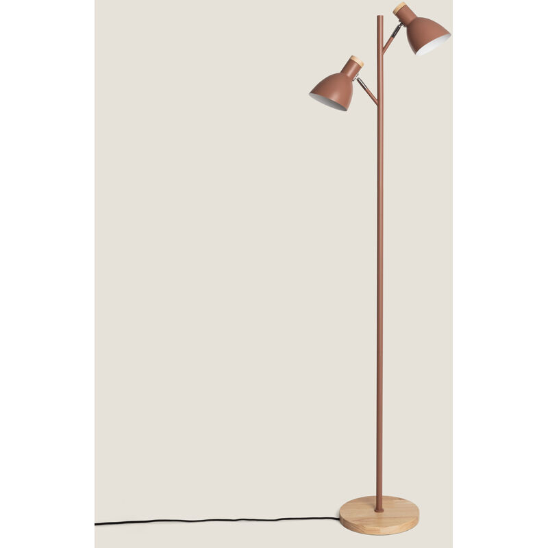 foto del prodotto lampada da terra metallo luxo marrone