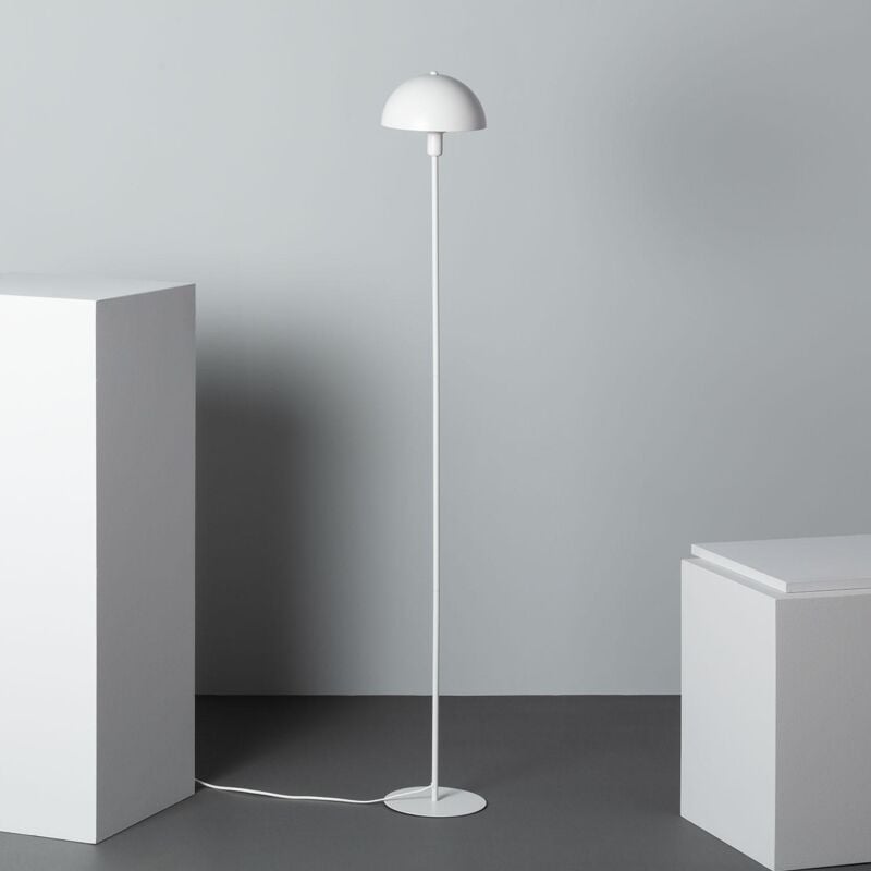 foto del prodotto lampada da terra metallo madow bianco