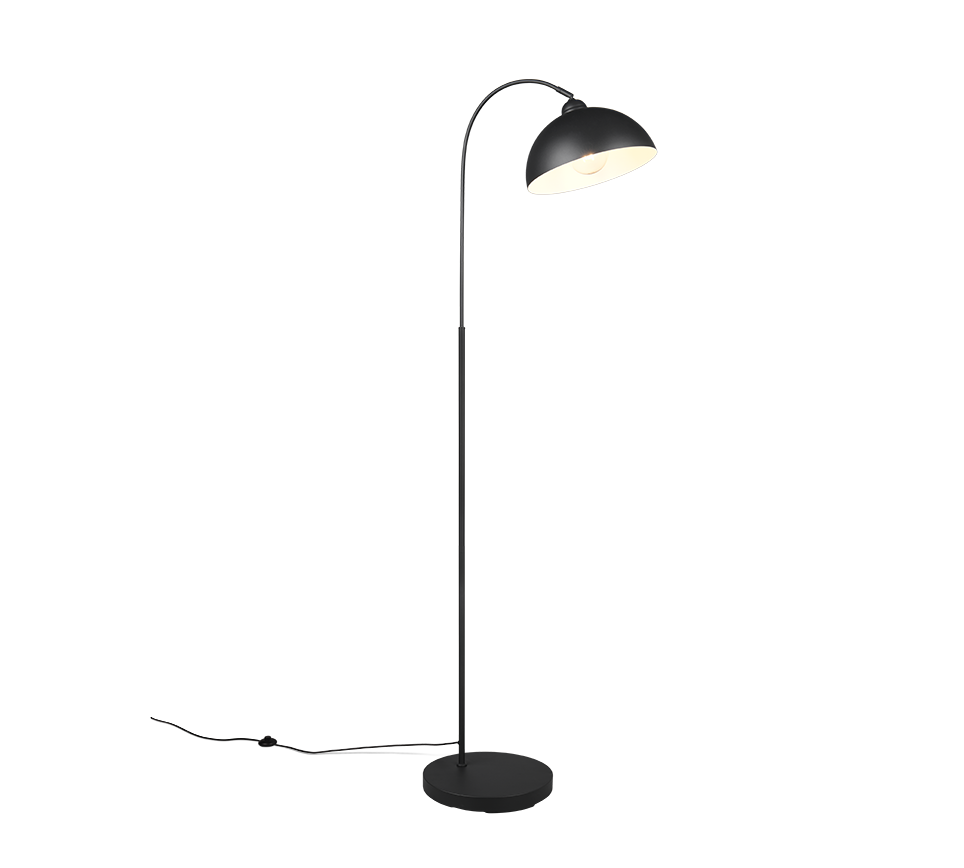 foto del prodotto lampada da terra, metallo, nero opaco, h 170 cm, sierra