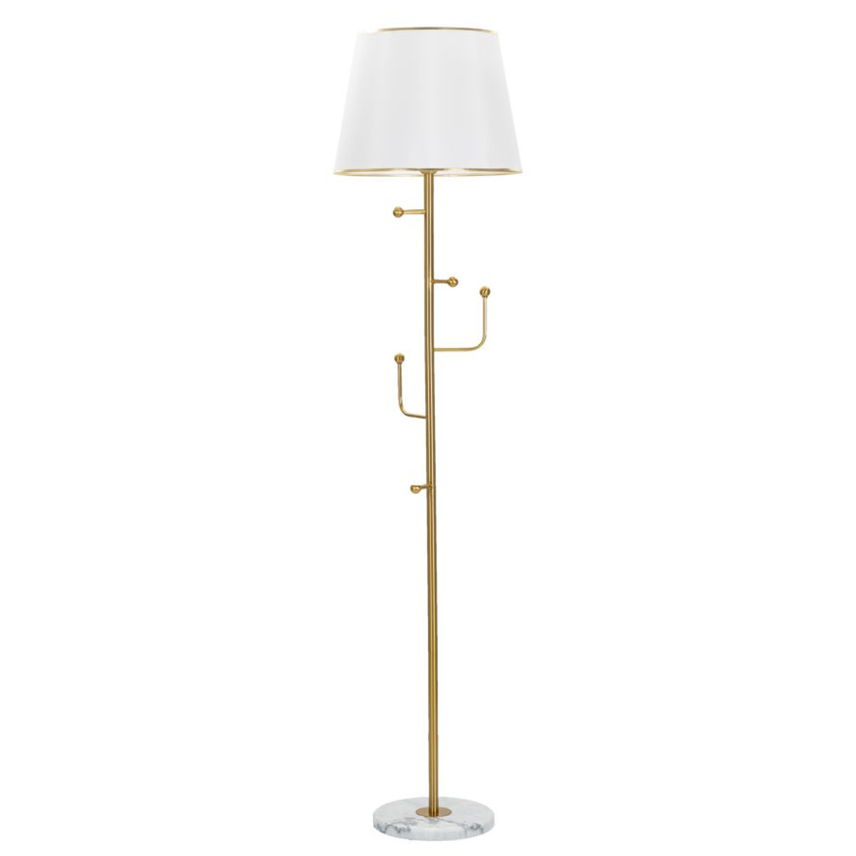 foto del prodotto lampada da terra mf191, oro, metallo, 41x41x173 cm, epikasa