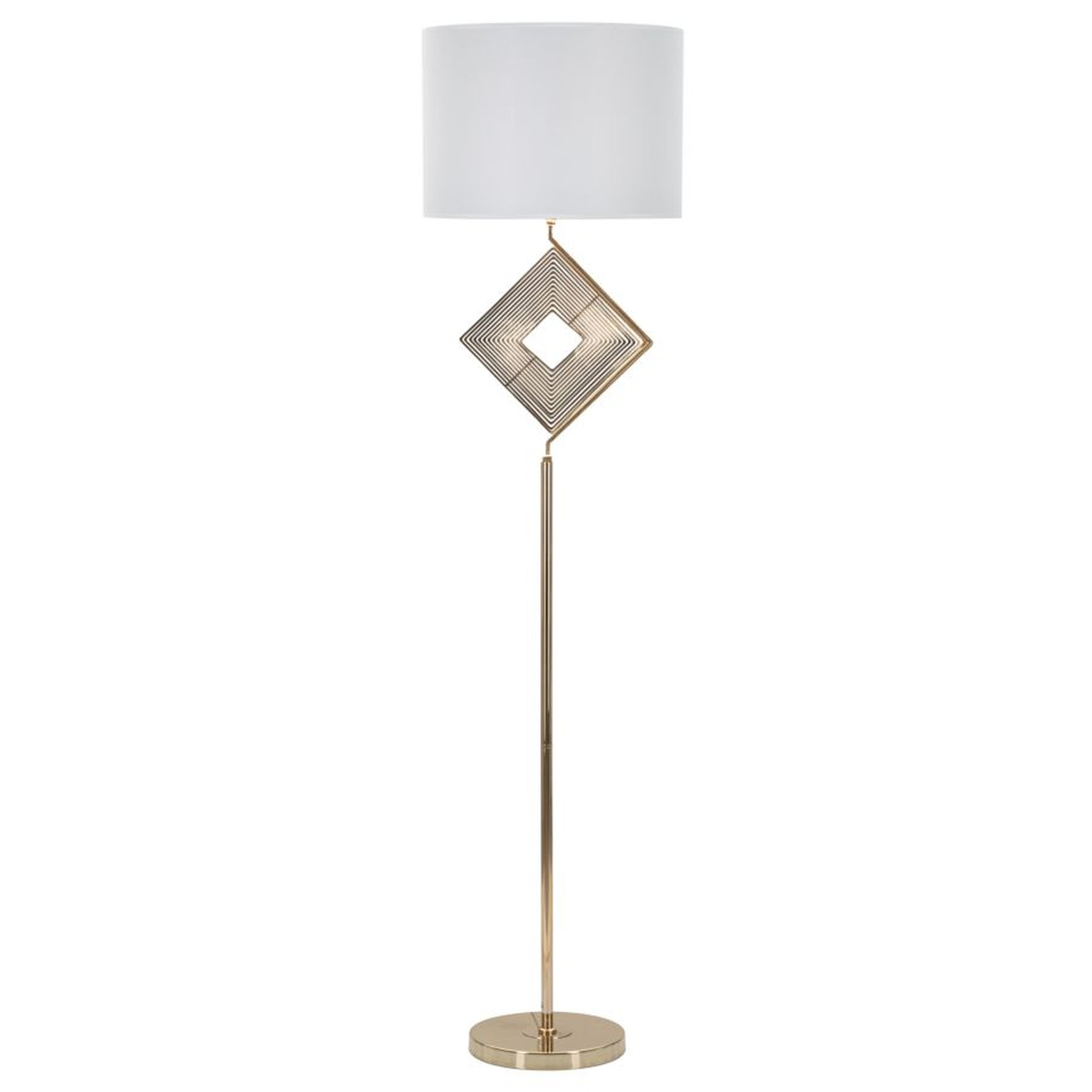 foto del prodotto lampada da terra mf196, bianco, metallo, 40x40x161 cm, epikasa