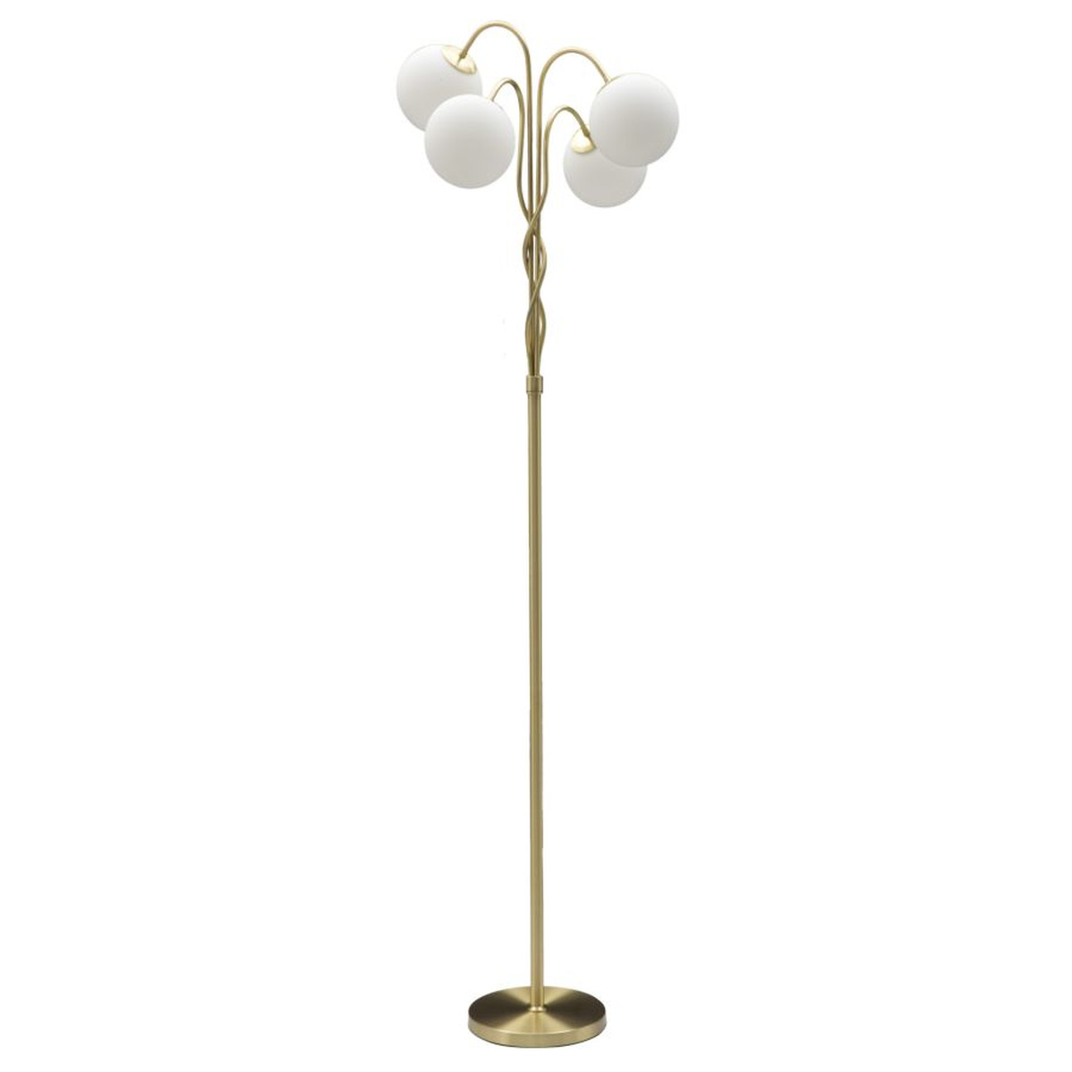 foto del prodotto lampada da terra mf204, oro, metallo, 54x54x176 cm, epikasa