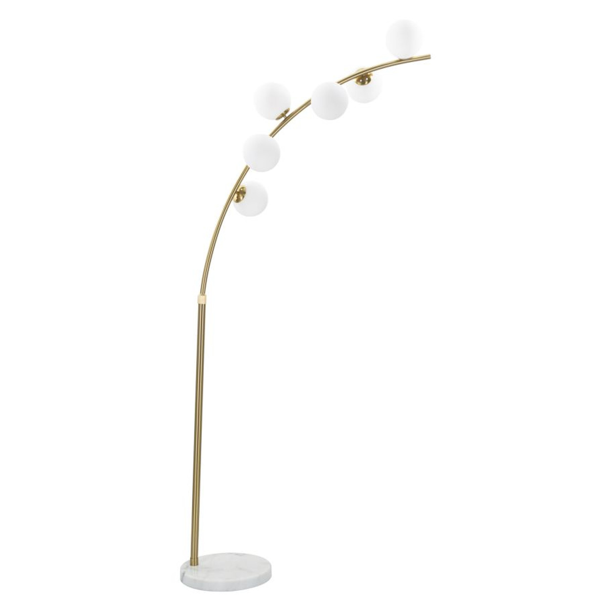 foto del prodotto lampada da terra mf208, oro, metallo, 130x45x220 cm, epikasa