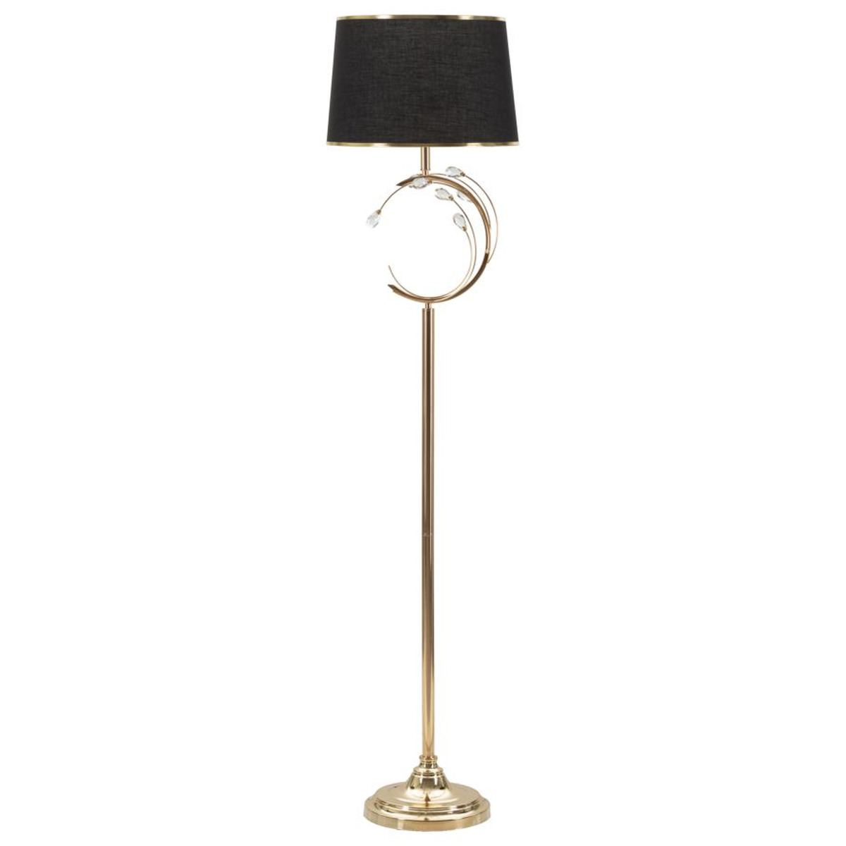 foto del prodotto lampada da terra mf210, nero, metallo, 38x38x160 cm, epikasa