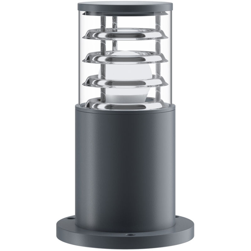 foto del prodotto lampada da terra moderna da esterno alluminio grigio 1 luce e27 60w ip54