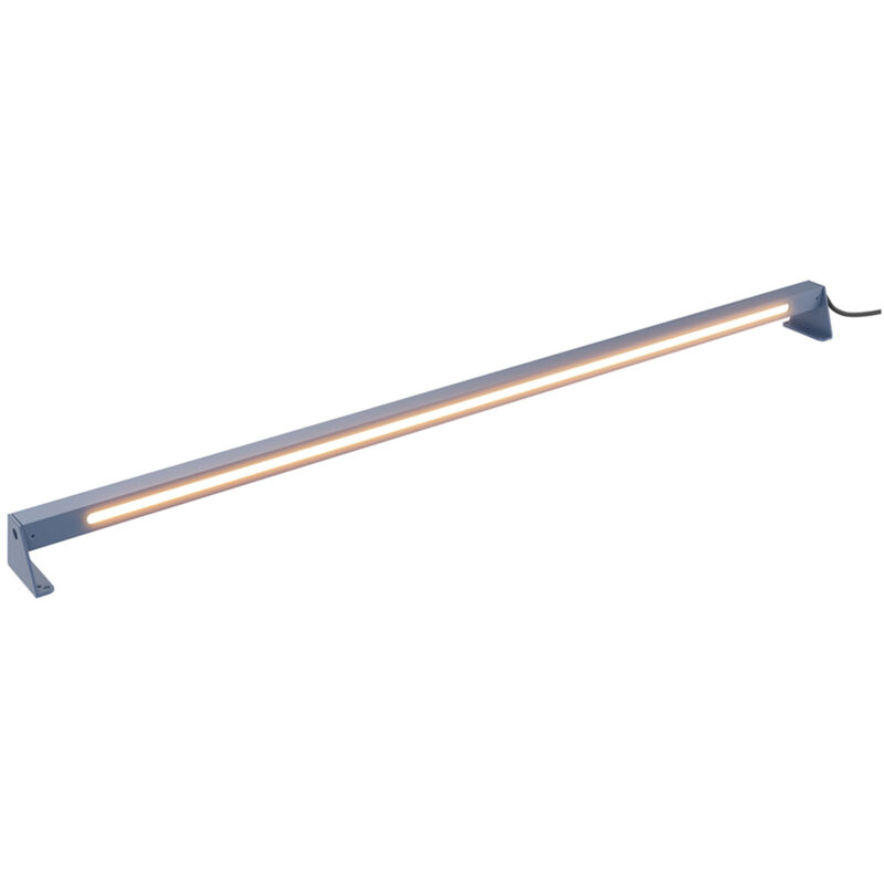 foto del prodotto lampada da terra moderna da esterno alluminio grigio luce led 15w ip65