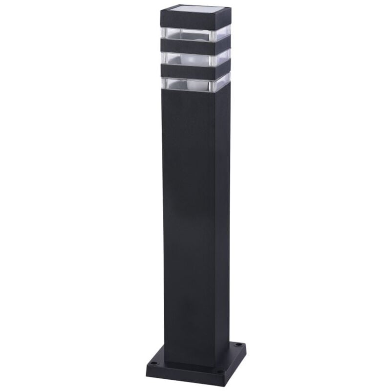 foto del prodotto lampada da terra moderna da esterno alluminio nero 1 luce e27 60w ip54