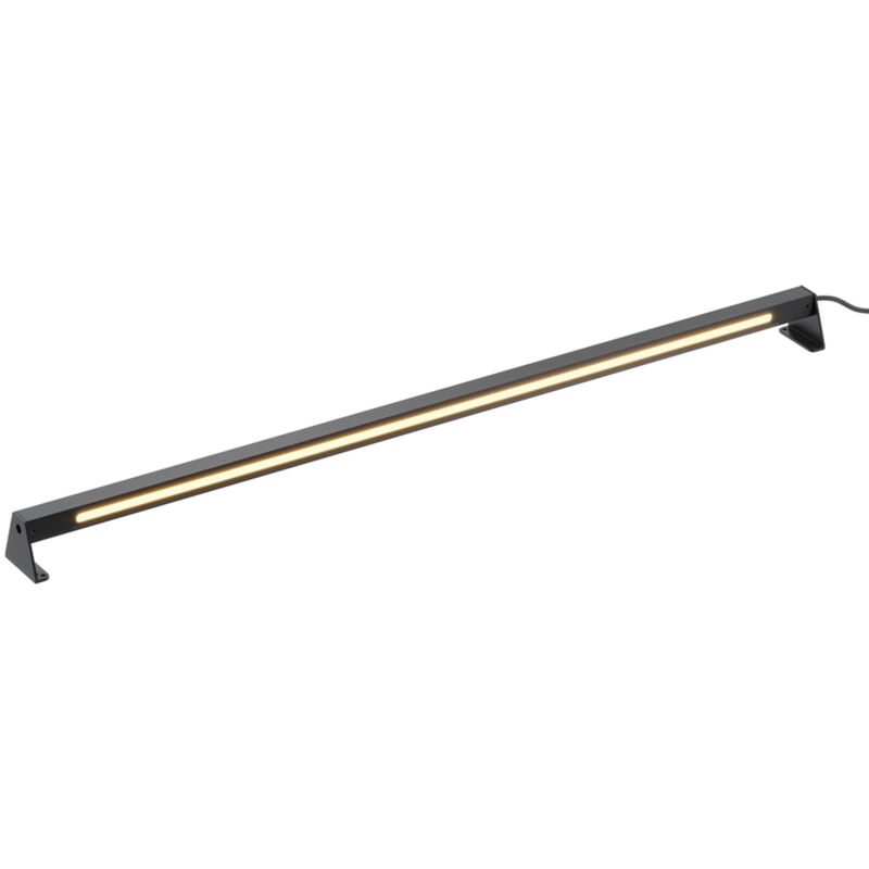 foto del prodotto lampada da terra moderna da esterno alluminio nero luce led 15w ip65