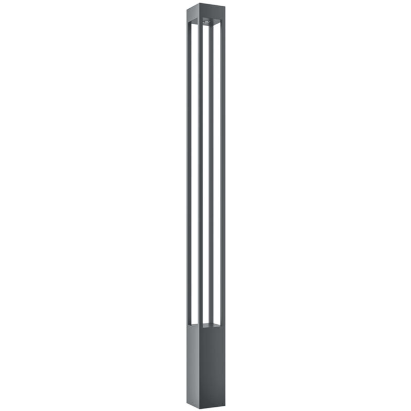 foto del prodotto lampada da terra moderna da esterno metallo grafite luce led 20w ip65