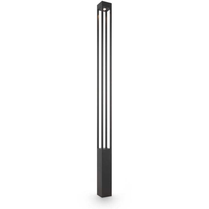 immagine 0 del prodotto lampada da terra moderna da esterno metallo grafite luce led 25w ip65
