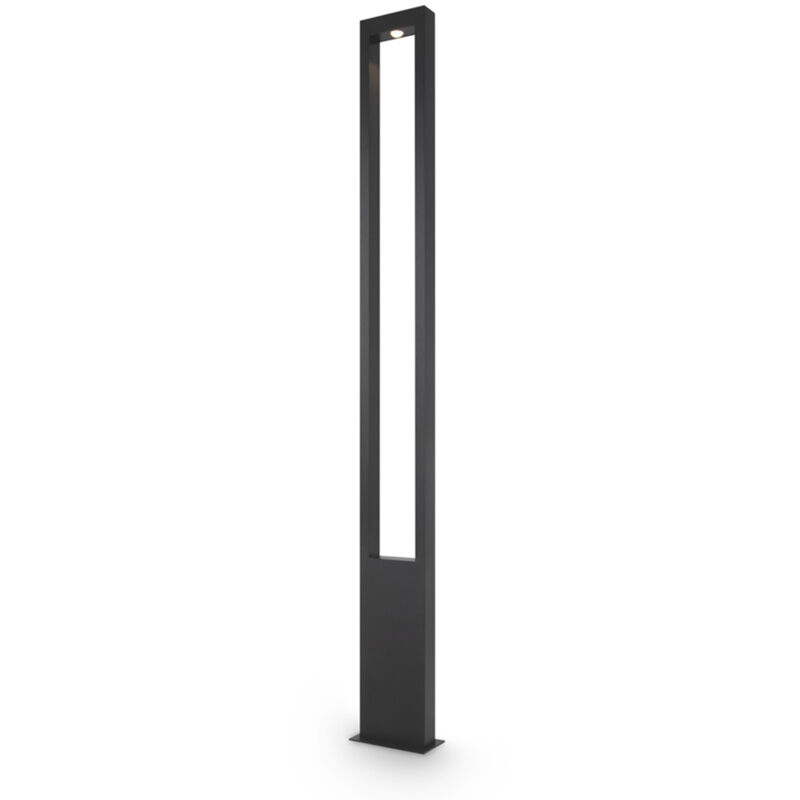foto del prodotto lampada da terra moderna per esterno metallo grafite luce led 25w ip65