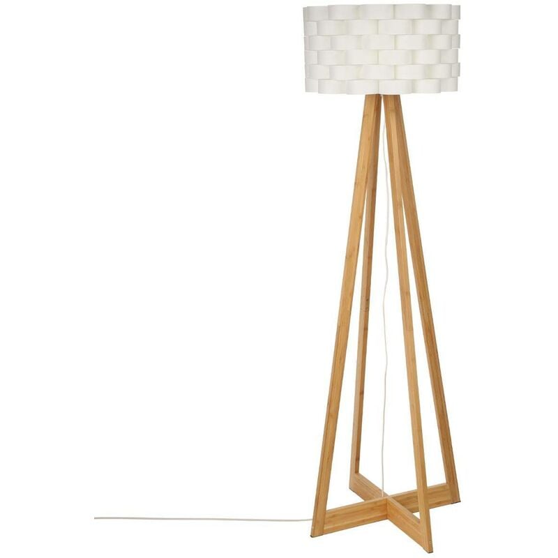 foto del prodotto lampada da terra moki in bamb bianco h150cm atmosphera cr ateur d int rieur