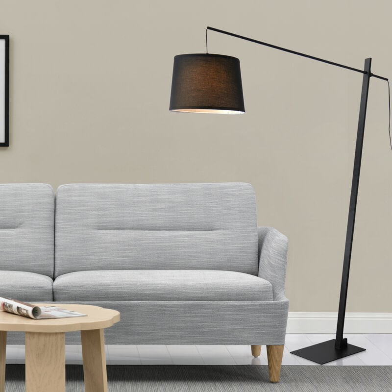 foto del prodotto lampada da terra nesna alta 185 cm nera lux.pro