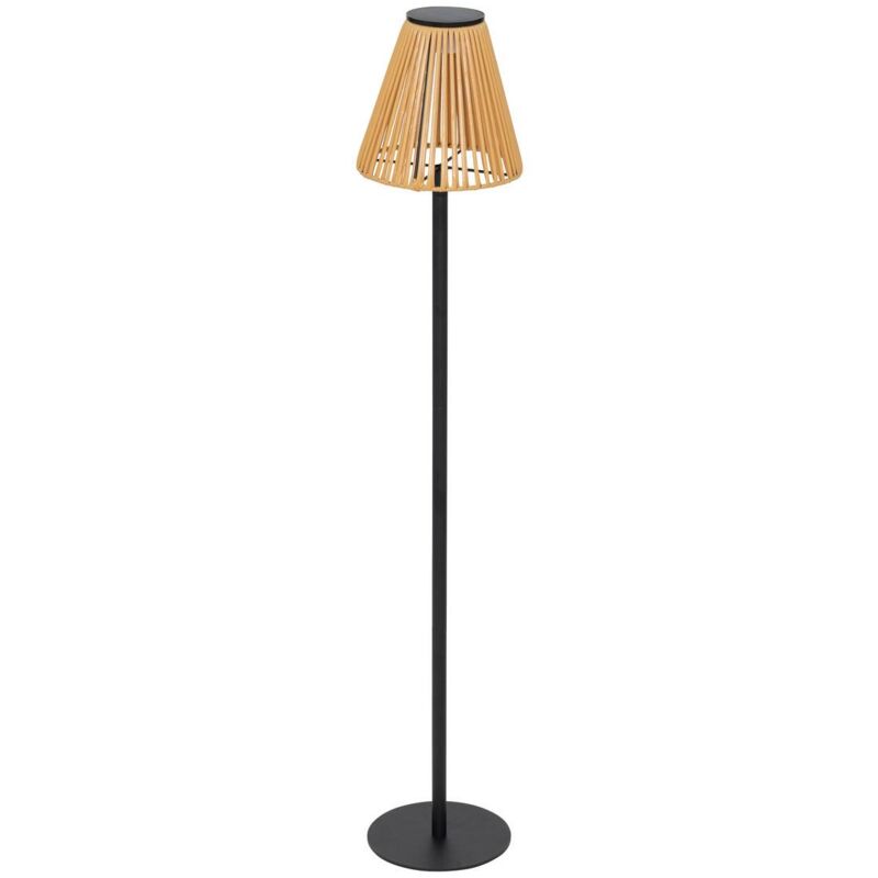 foto del prodotto lampada da terra per esterni kessy, solare e usb, beige h108cm atmosphera cr ateur d int rieur