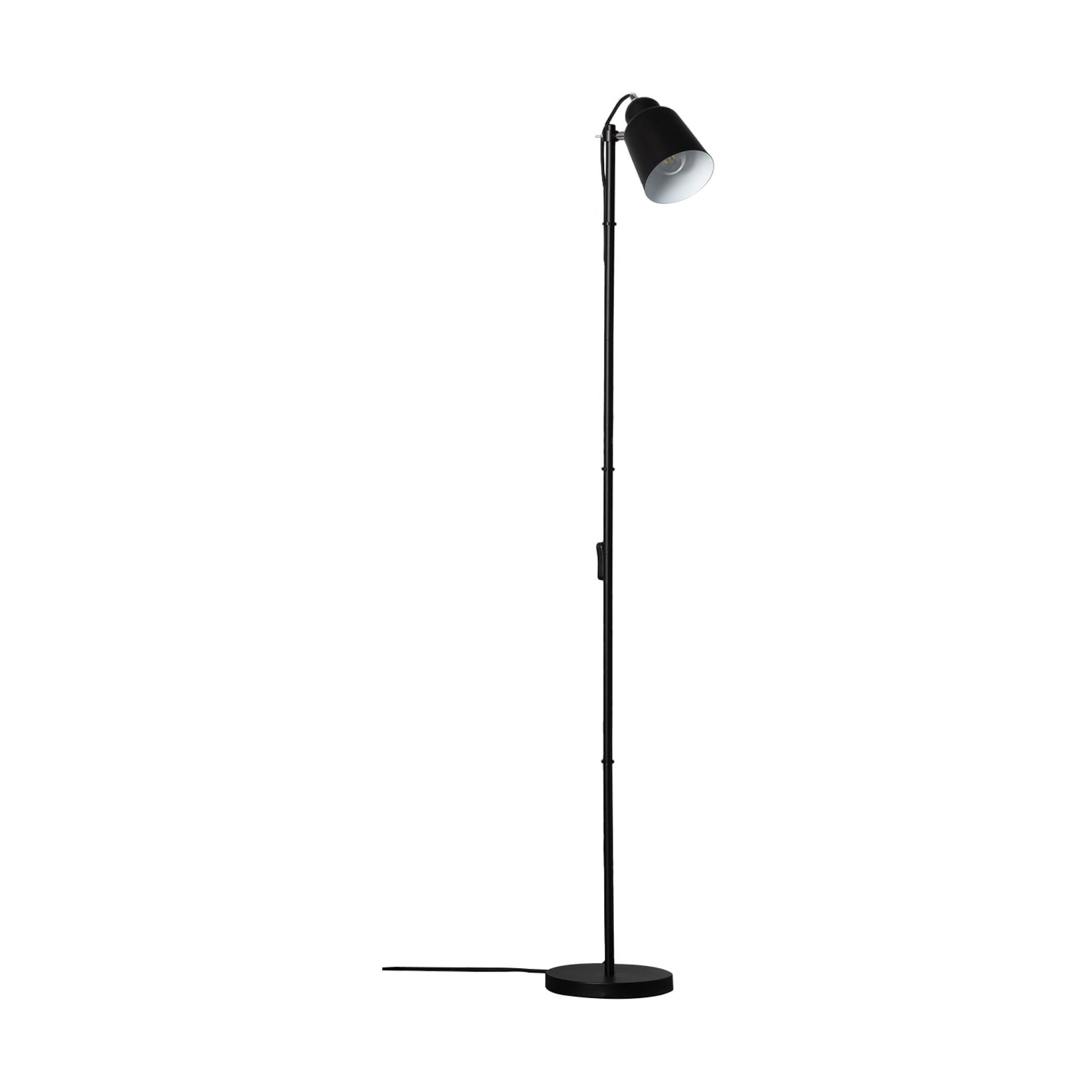 foto del prodotto lampada da terra per interni in metallo, 145cm, nero