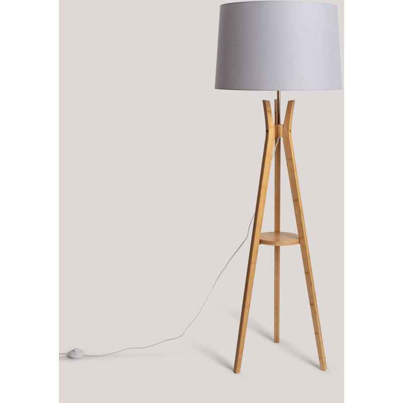 foto del prodotto lampada da terra qaanso grigio