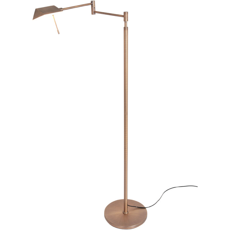 foto del prodotto lampada da terra retina bronzo vetro metallo steinhauer