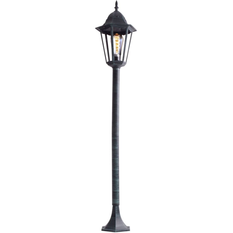 foto del prodotto lampada da terra rustica lampada da terra lampada lanterna illuminazione faretto da esterno ip44 alu