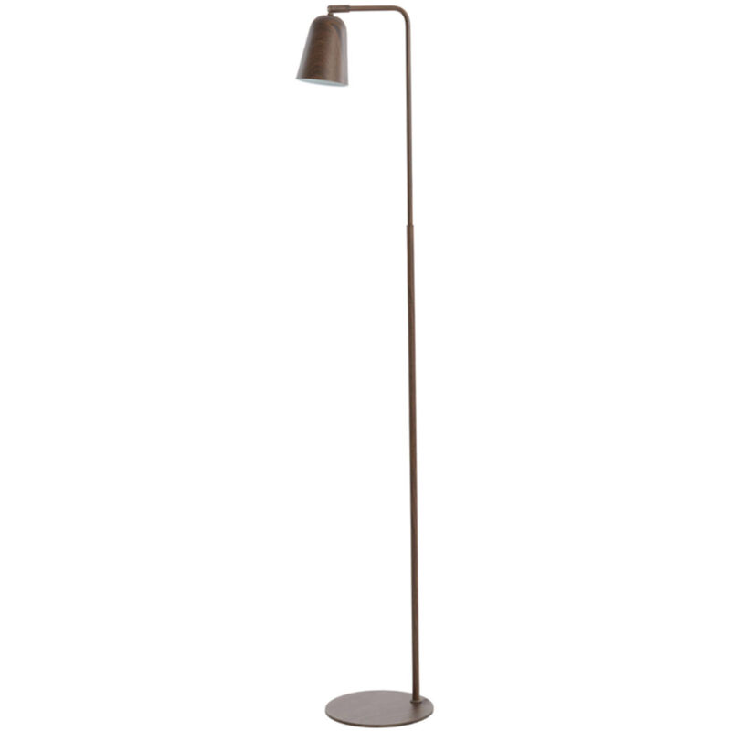 foto del prodotto lampada da terra salomo marrone metallo light living