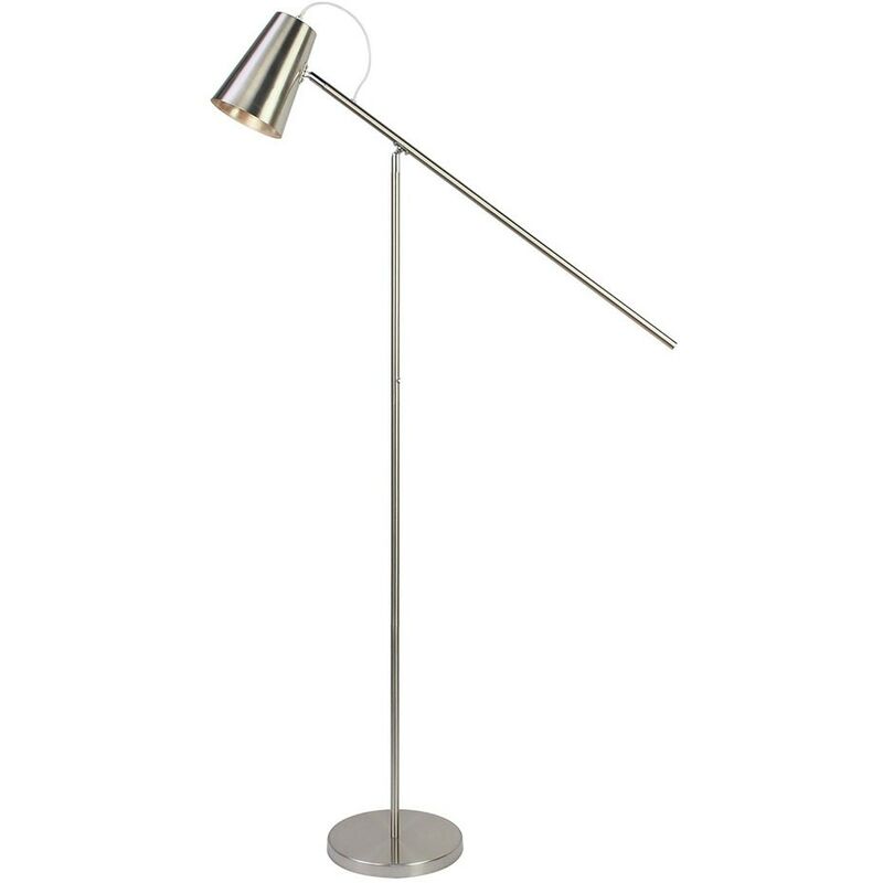 foto del prodotto lampada da terra snodabile regolabile luce da lettura con piantana in metallo per ufficio salotto camera da letto
